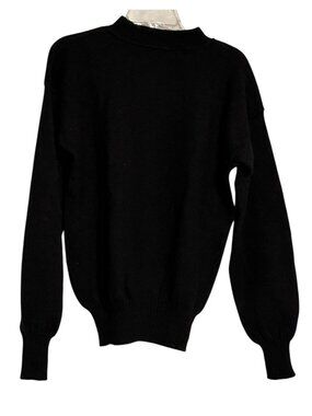 Vintage US Navy DSCP Quarterdeck Collection Wool Sweater XL Blue Shade 3346